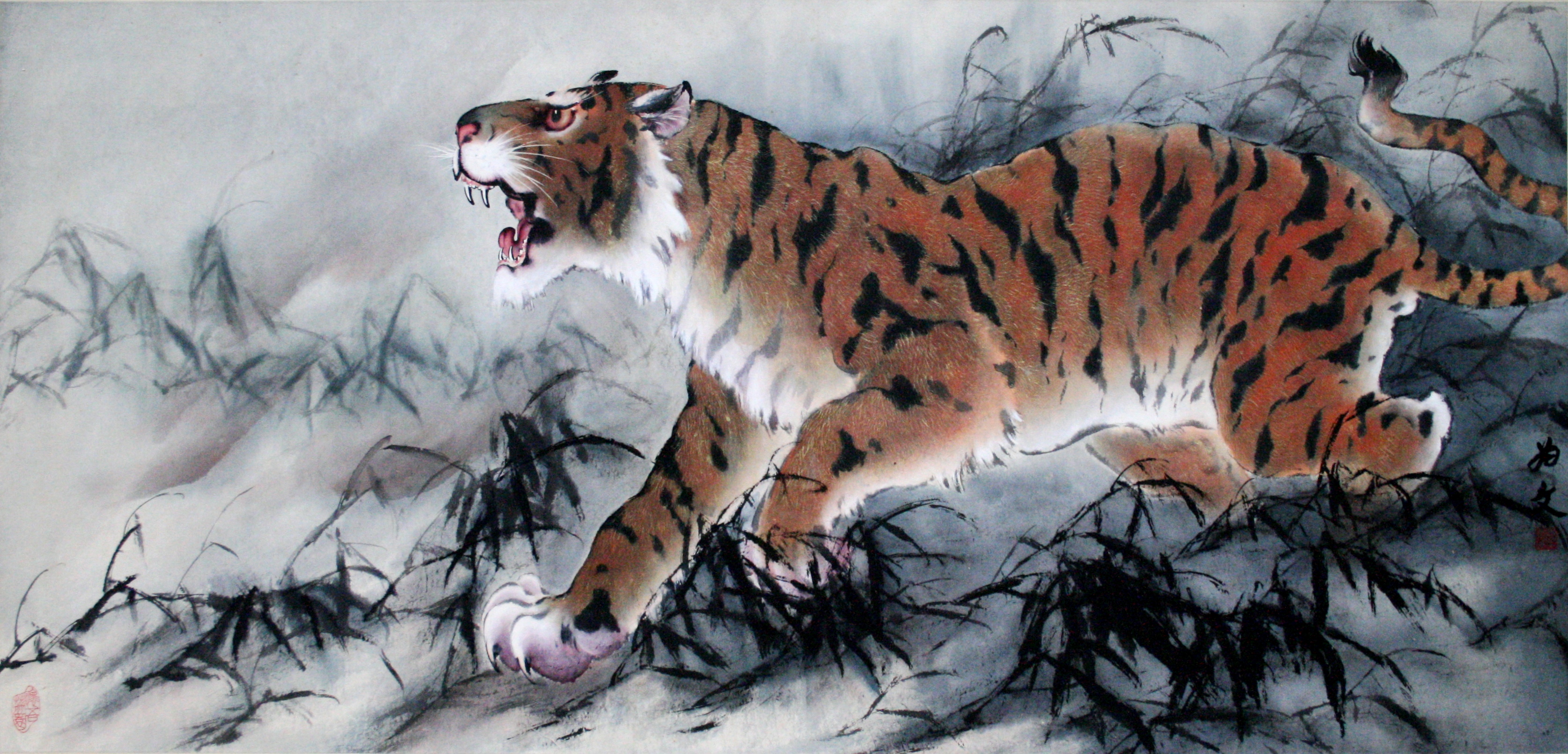 《山君》許志義畫