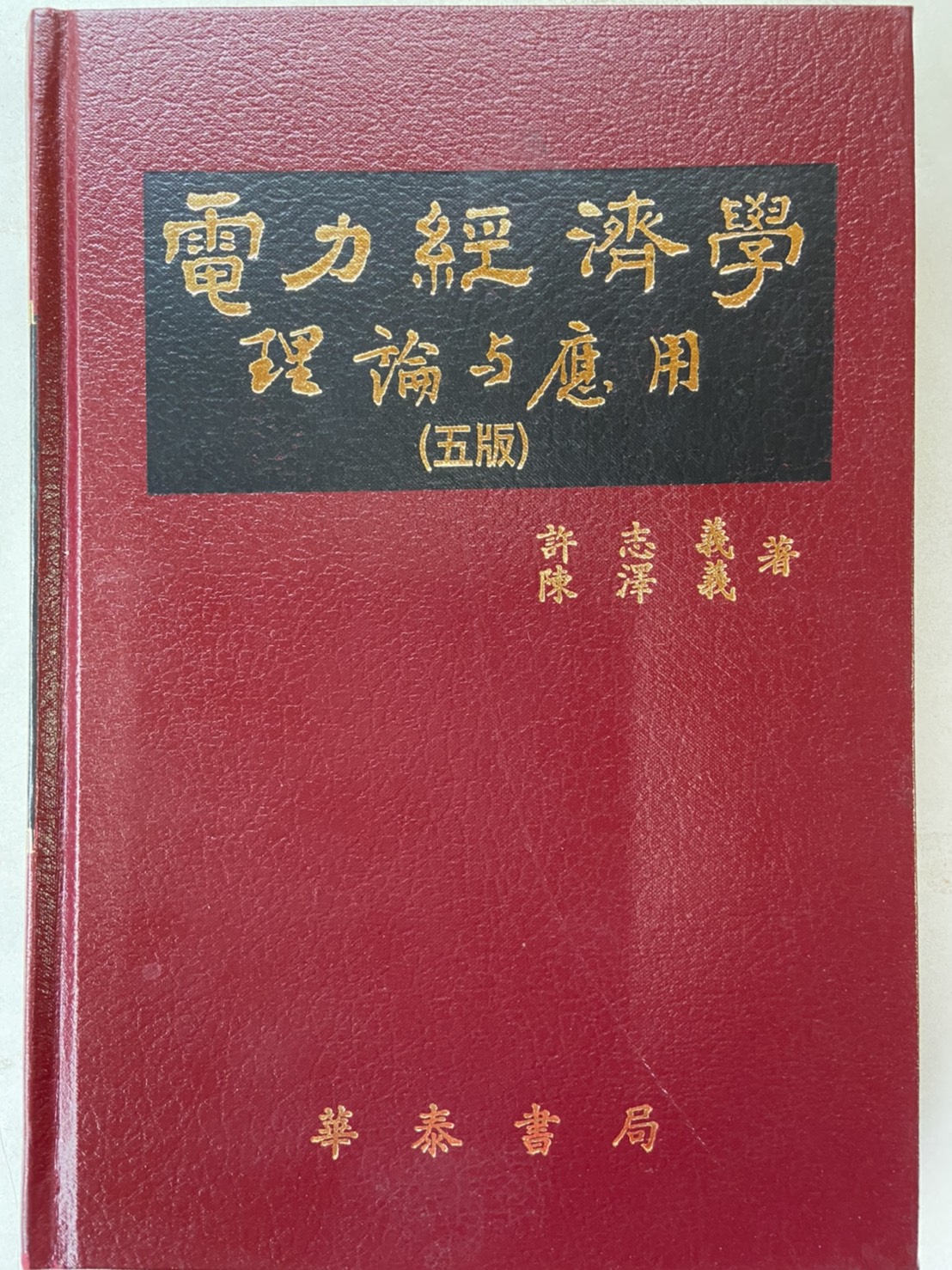 13. 《電力經濟學（五版）》